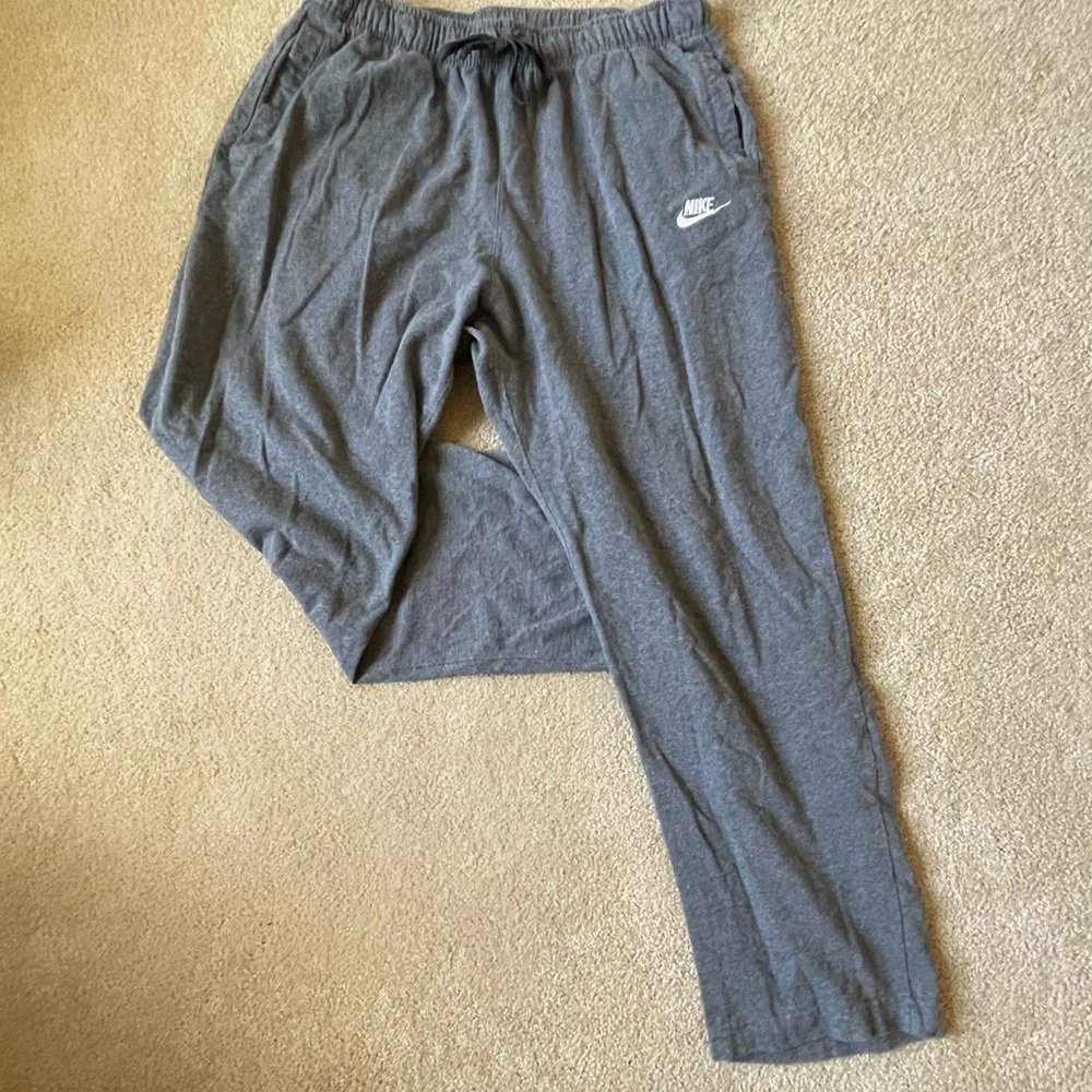 Nike flannel grey sweat pants